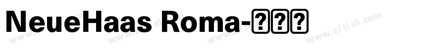 NeueHaas Roma字体转换